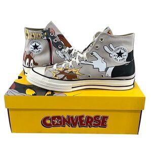 Converse x Tom and Jerry Chuck 70 Limited Edition Hightop Sneakers Shoes Size 13
